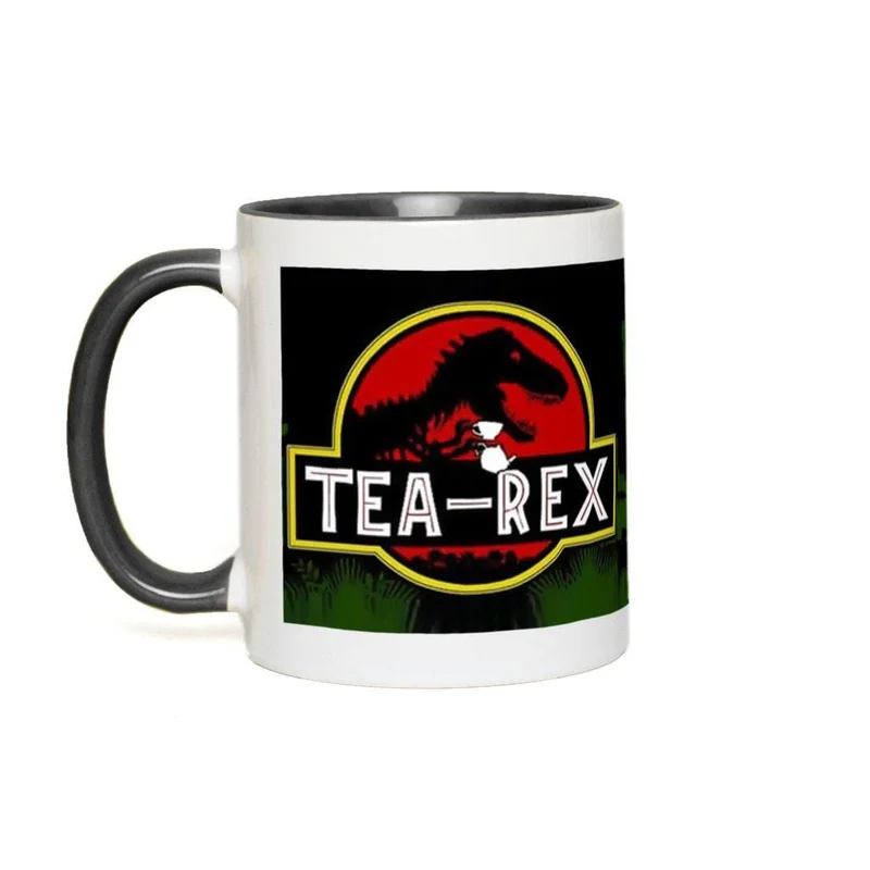 Tasses d'accent de Rex de thé || T Rex Mugs Tea Rex Accent Mugs, Mug dinosaures, mr tea rex mug, ms tea rex mug, cadeau d'amant de thé