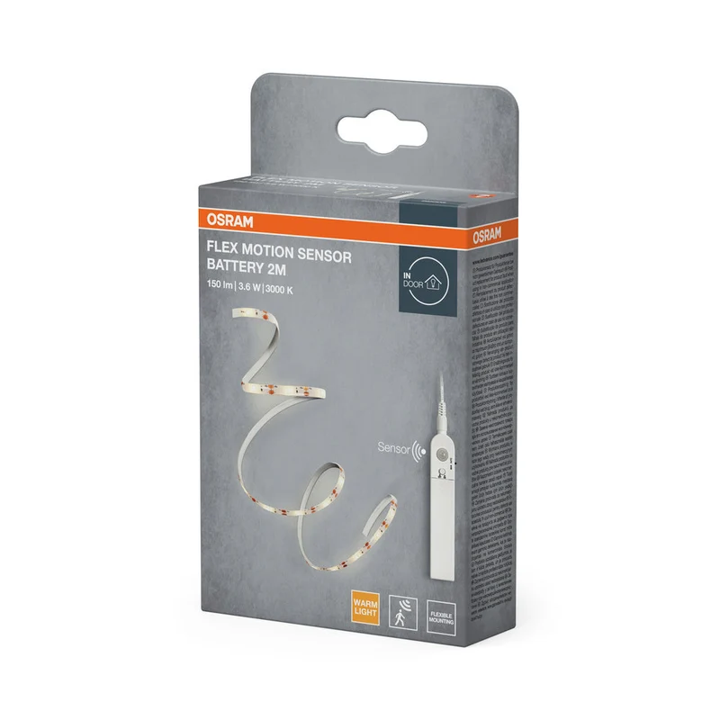 OSRAM BANDES DE PILES CAPTEUR DE MOUVEMENT bandes LED alimentées par piles avec capteur, 2m