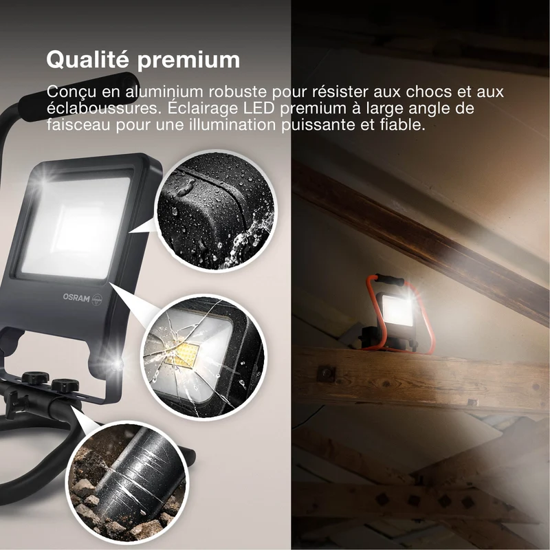 OSRAM LAMPES DE TRAVAIL S-STAND Projecteur 30 W/4000 K