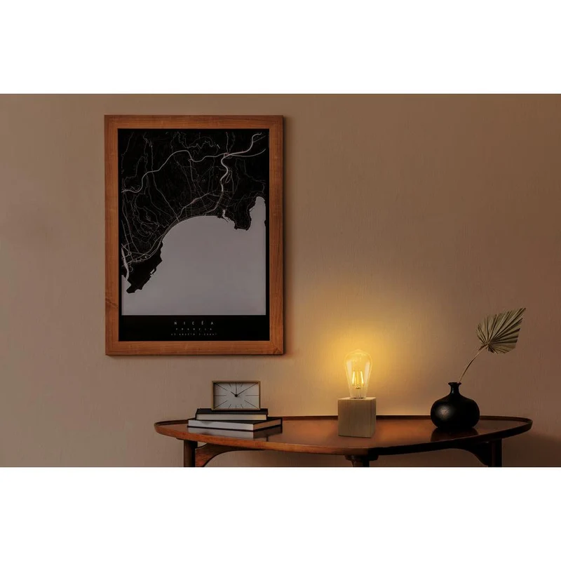 OSRAM Vintage 1906 Lampe de table Luminaire Tischleuchte, 2.5W, E27, Marron, incl. ampoule