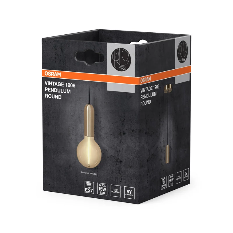 OSRAM Vintage 1906® Suspension RONDE E27, or