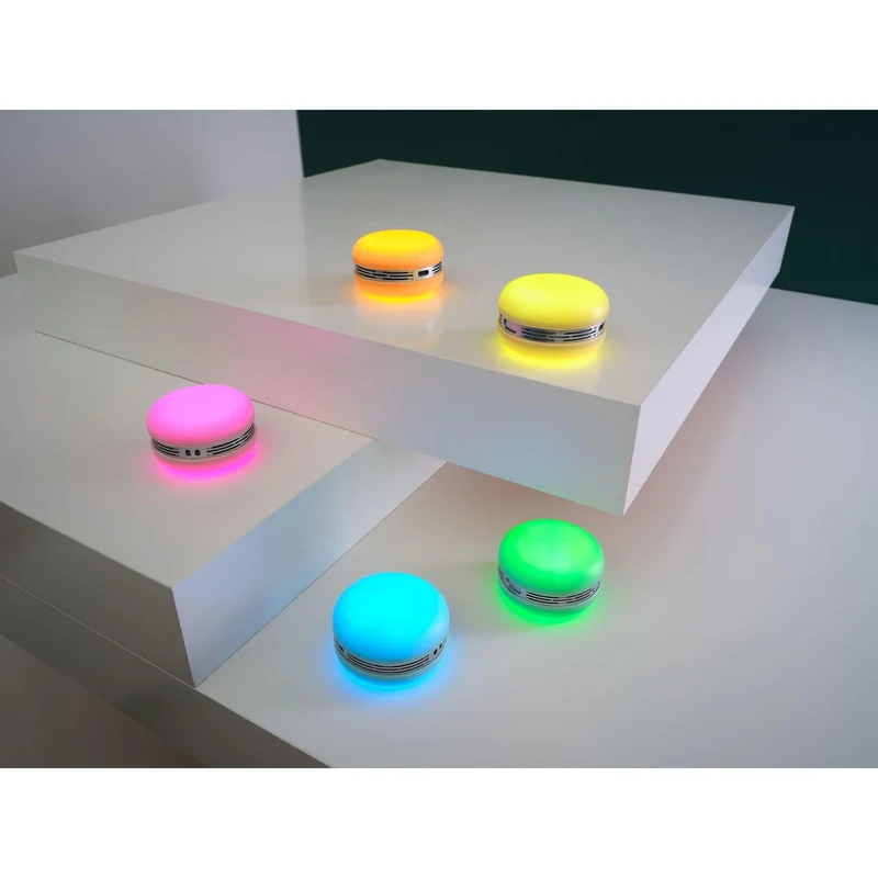 OSRAM Bluetooth SMART+ Enceinte Macaron avec commande gestuelle, lumière LED RVB, vert