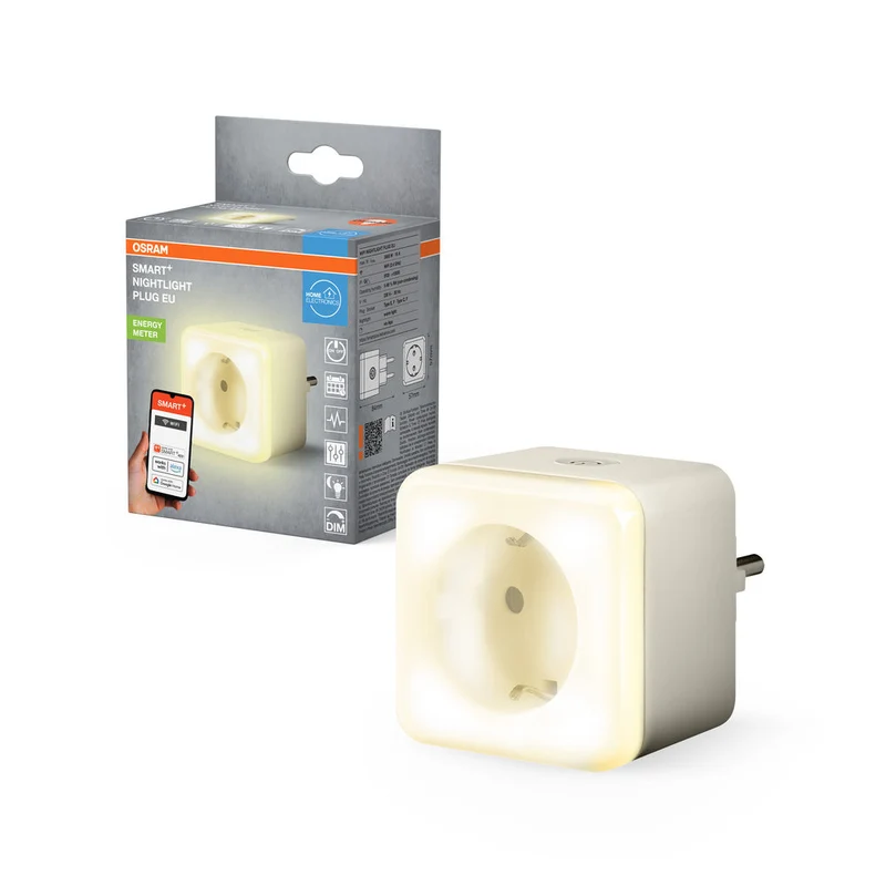 OSRAM Wifi SMART+ Veilleuse Prise EU Prise sans fil & Veilleuse Blanche