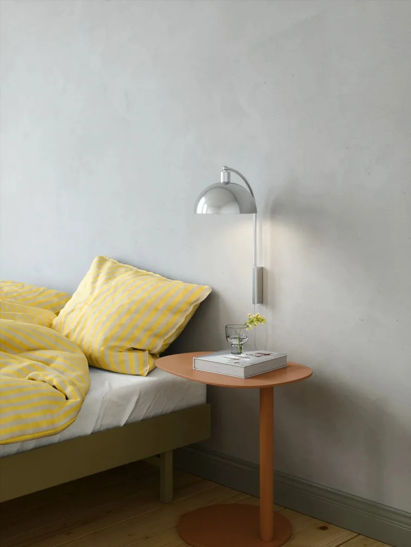 Applique lit chrome