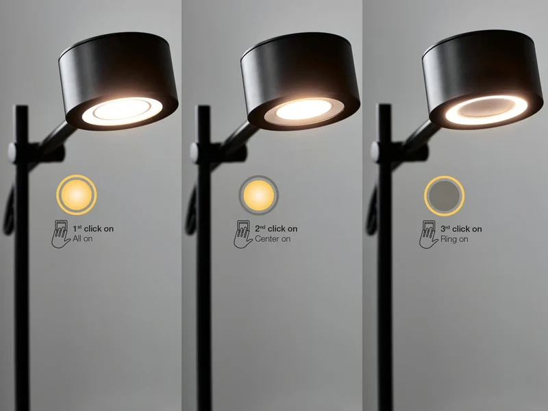 Applique noire LED