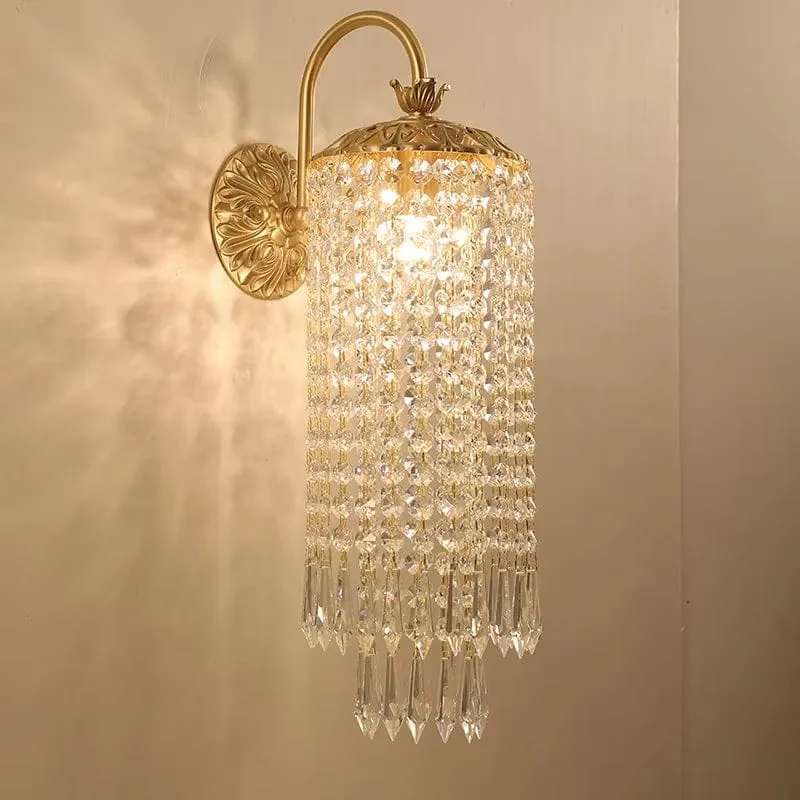 Applique art deco en cristal