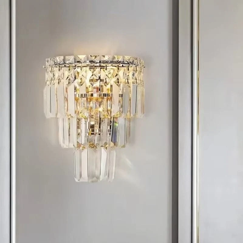 Luminaire mural en cristal