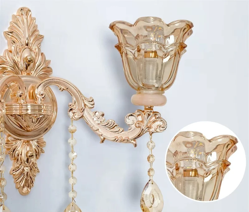 Applique en chandelier cristal
