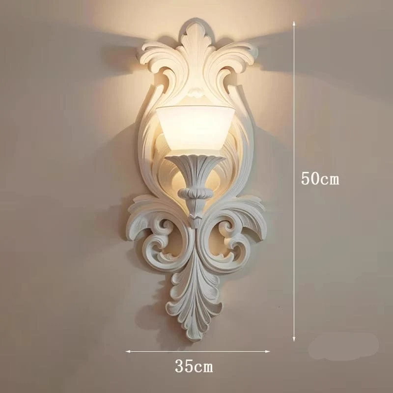 Applique blanche vintage