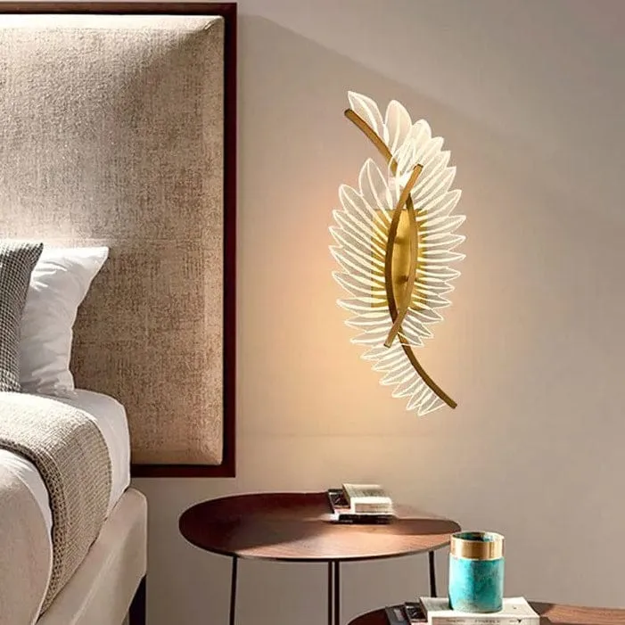 Applique en plumes
