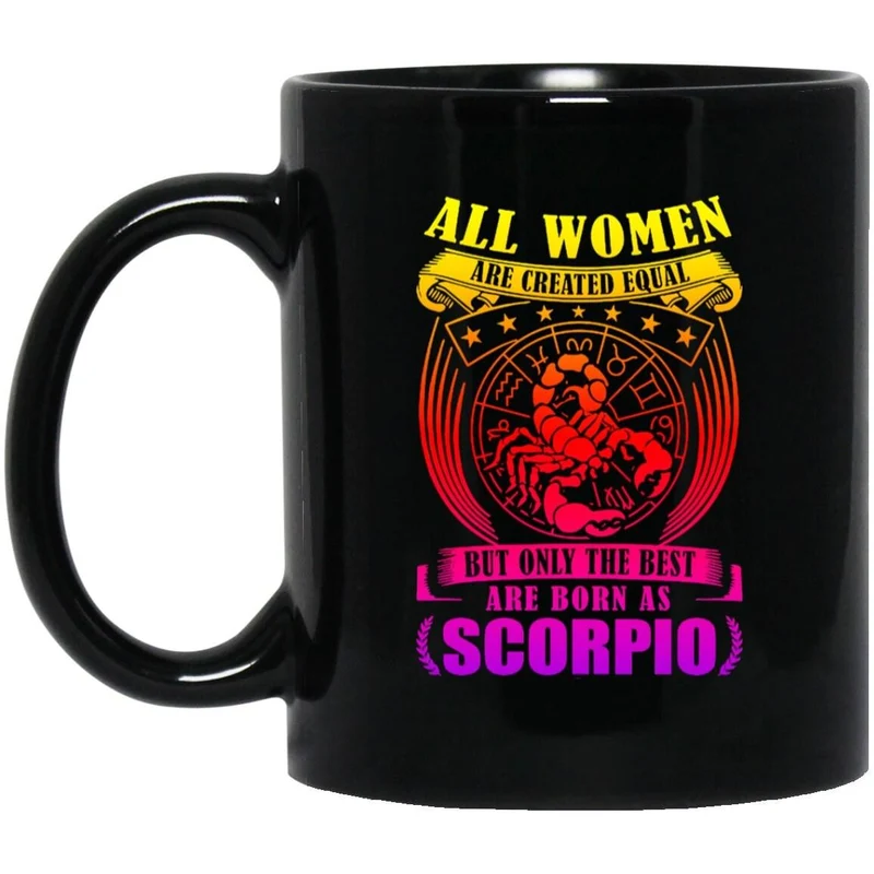 Tasse Scorpion, Tasse blanche Scorpion || Les meilleures femmes naissent Scorpion || Novembre Né || Tasse de femmes Scorpion, tasse à café Scorpion