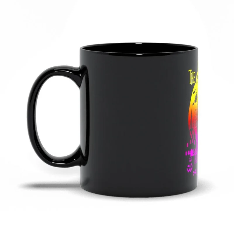 L'enfer est vide et tous les diables sont ici tasses noires, le désespoir fait de nous tous des diables, tasses à thème Halloween