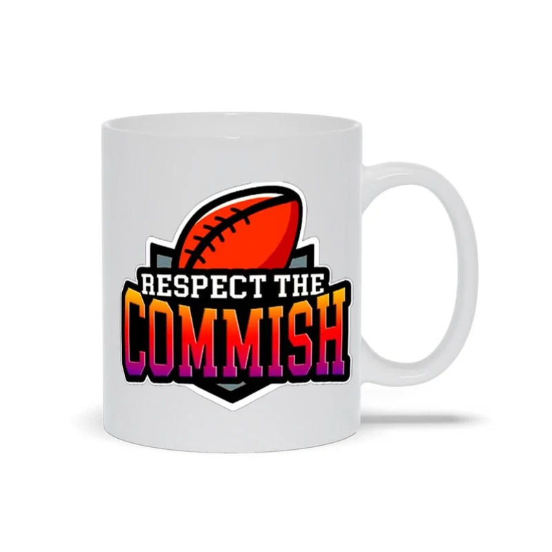 Fantasy Football respecte le Commish || Tasses de commissaire de football fantastique