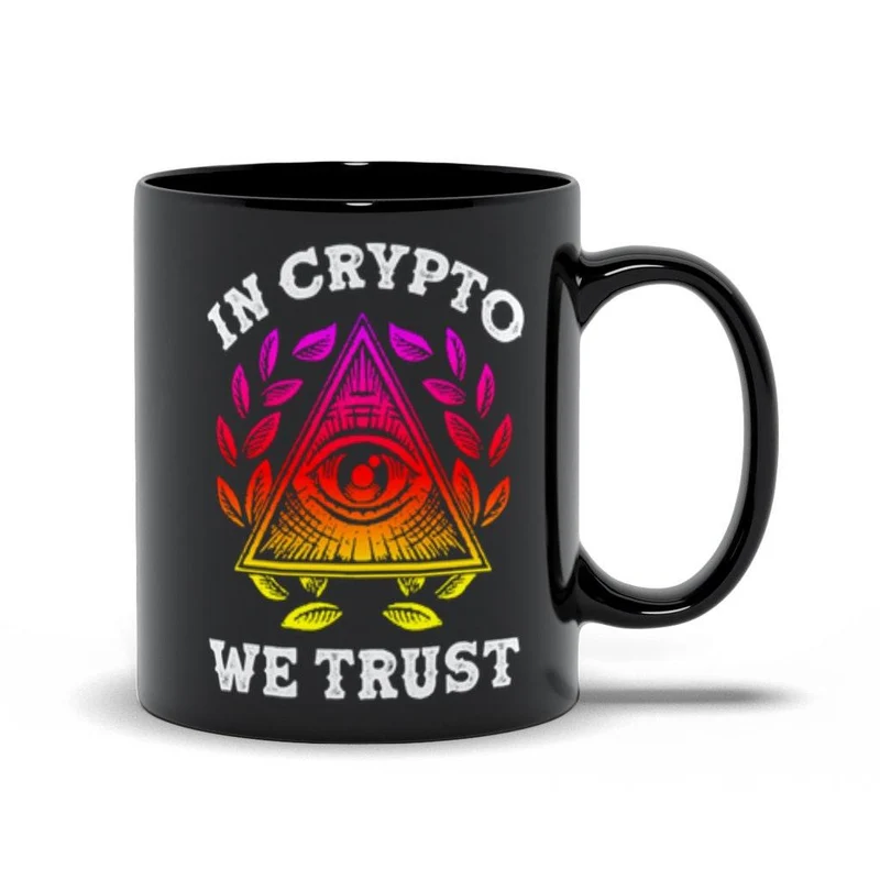 Dans Crypto We Trust Black Mug, Crypto-monnaie Black Mug, Cadeau Bitcoin, Chemise Crypto, Cadeau pour lui, Cadeau pour hommes, Cadeau d’amant Crypto