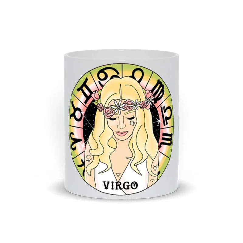 Tasses Vierge Cadeaux Vierge - Tasse à café Constellation Vierge - Tasses Vierge - Cadeaux du Zodiaque pour Vierge - Cadeau d'anniversaire Vierge - Tasse à café Zodiaque