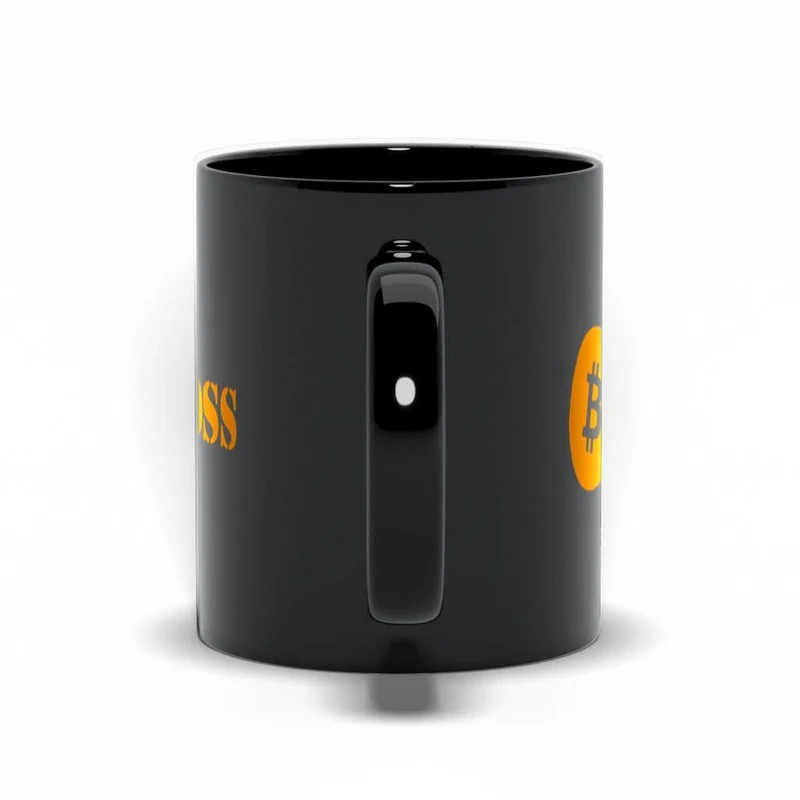 Bitcoin Boss Mug pour les traders de devises Blockchain Crypto Black Mugs, Cadeaux Bitcoin - Cadeaux pour les amateurs de crypto, cadeaux pour les amateurs de Bitcoin