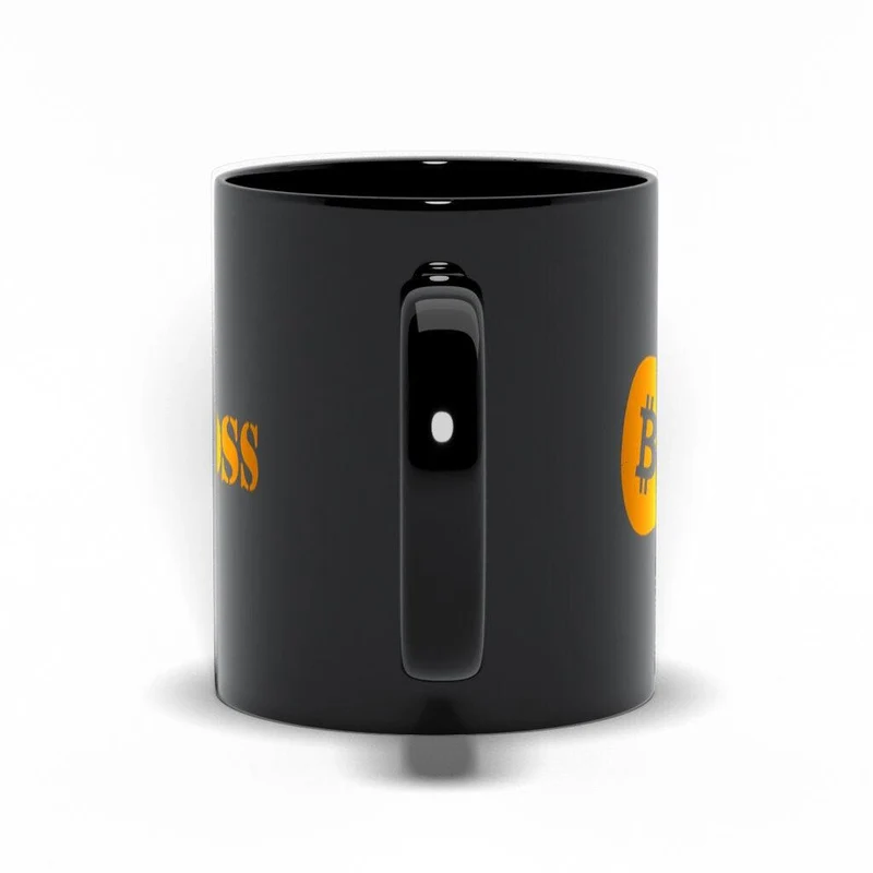 Bitcoin Boss Mug pour les traders de devises Blockchain Crypto Black Mugs, Cadeaux Bitcoin - Cadeaux pour les amateurs de crypto, cadeaux pour les amateurs de Bitcoin
