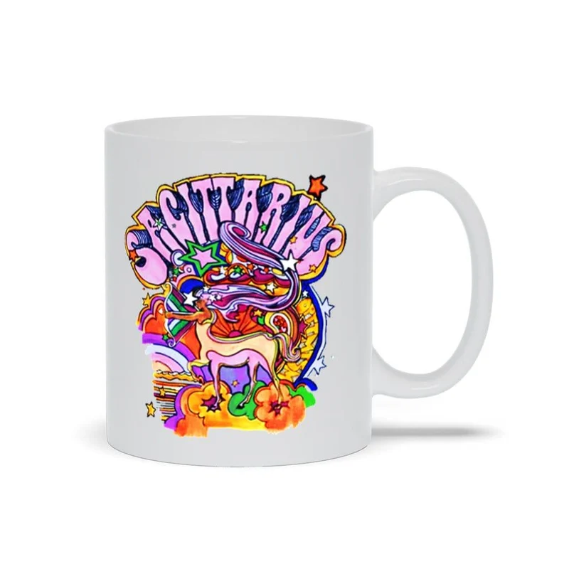 Tasses Sagittaire, idées cadeaux d’anniversaire de décembre, tasse à café Sagittaire, idée cadeau du zodiaque Sagittaire