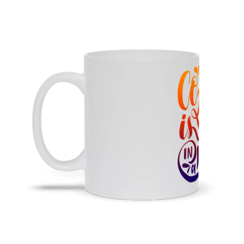 Le café est un câlin dans une tasse, une tasse à café drôle, un cadeau pour l’amateur de café, un câlin dans une tasse à café