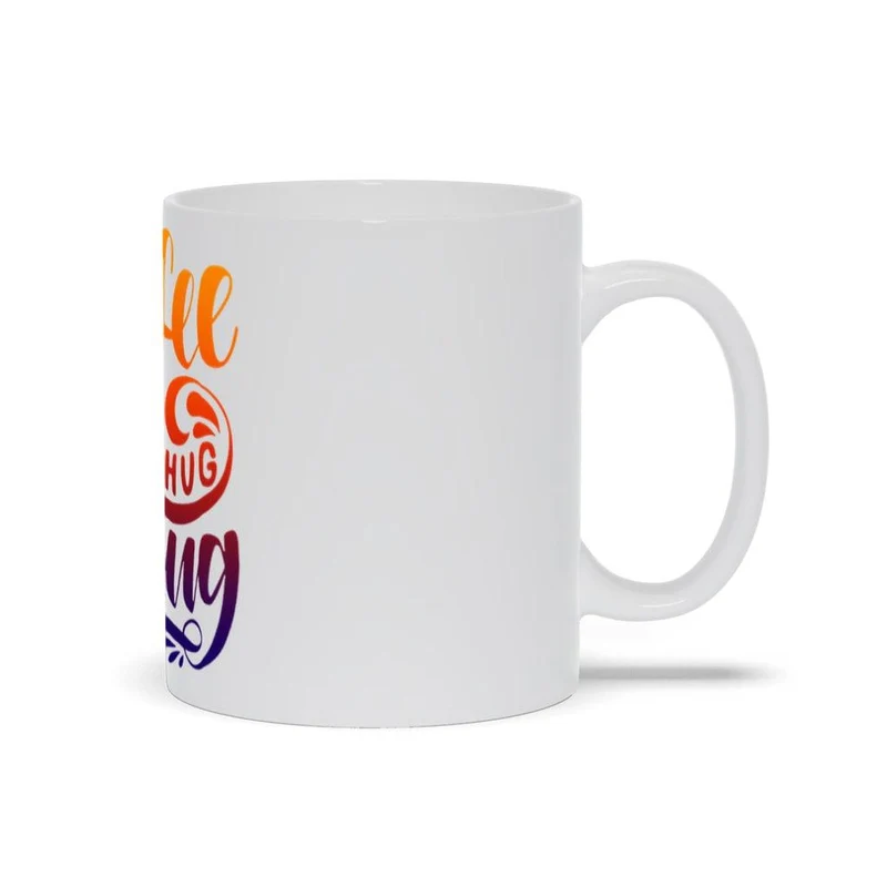 Le café est un câlin dans une tasse, une tasse à café drôle, un cadeau pour l’amateur de café, un câlin dans une tasse à café