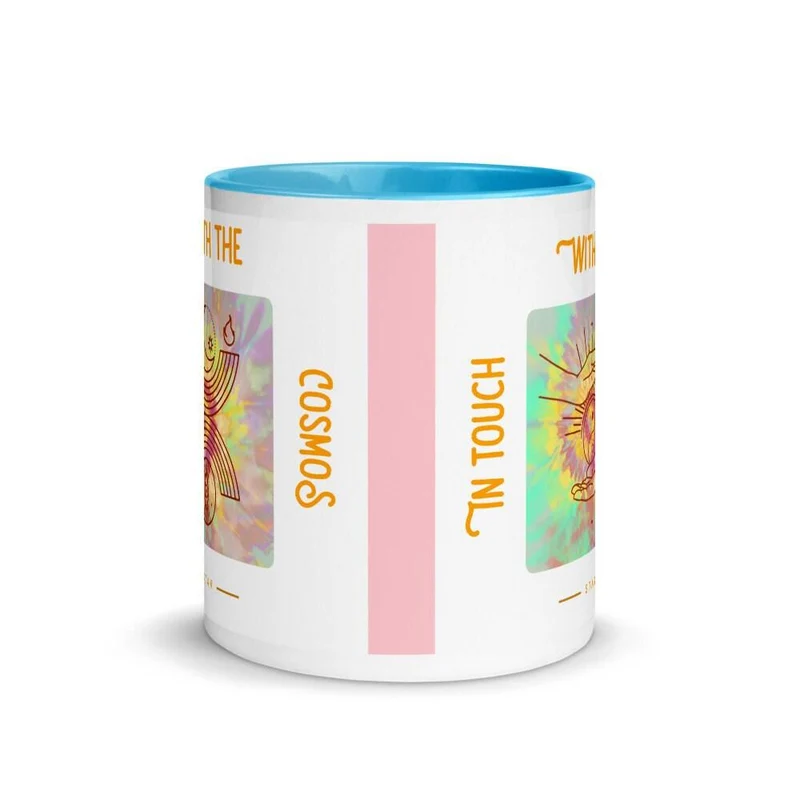 Tasse spirituelle Yin Yang en contact avec Cosmos Star - Matériau - Tasse spirituelle avec couleur à l'intérieur