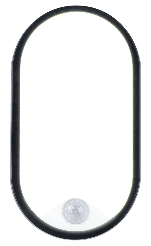 Applique murale Luceco Eco Ovale, Capteur IRP intégré, 700 Lumens, 10W