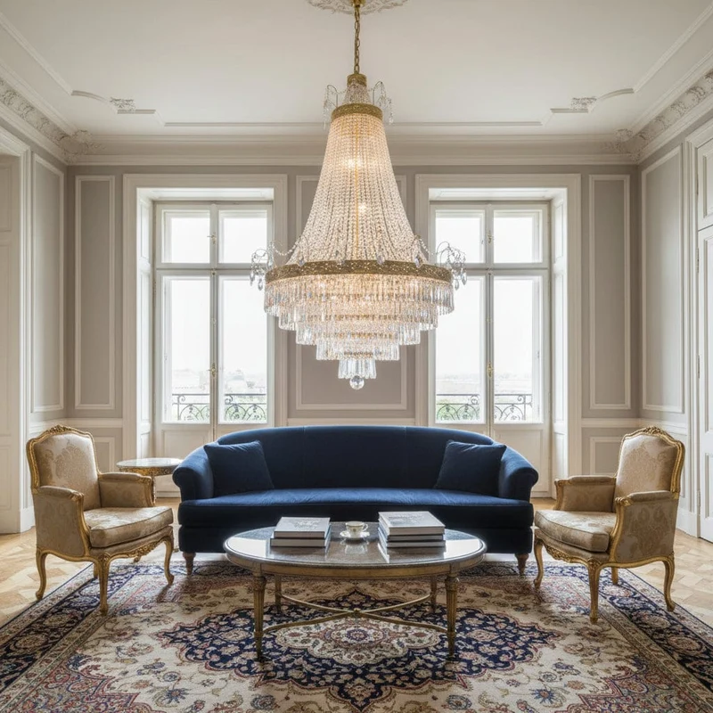 Lustre Chandelier en Cristal XXL