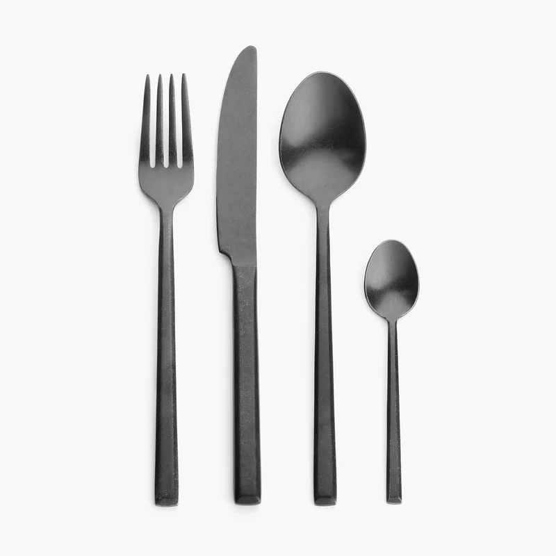 Serax Pure Cutlery Set in Giftbox 24 pcs Black