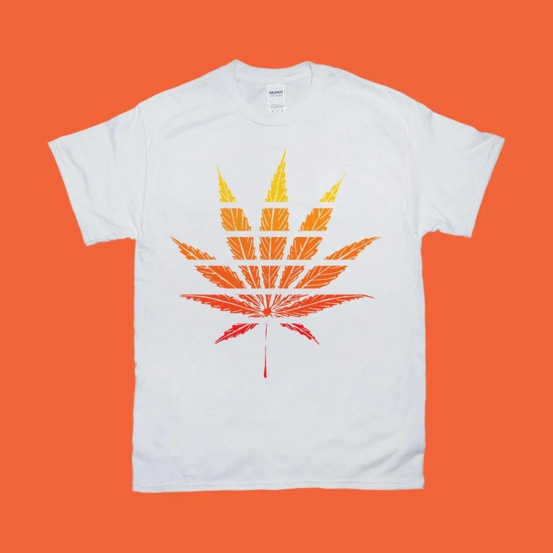 Chemise feuille de marijuana, t-shirt cannabis, chemise rétro Stoner, cadeaux Stoner, amateur de mauvaises herbes, chemise graphique, vêtements Stoner, cadeaux de mauvaises herbes