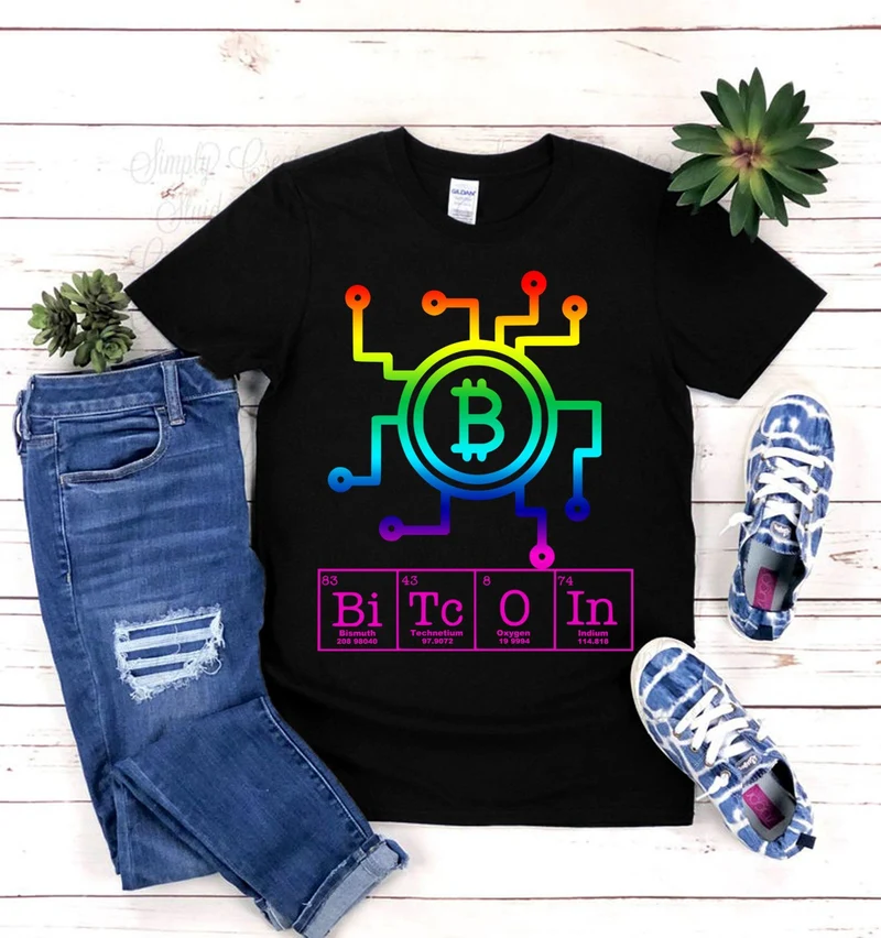 Elements Symbol Bitcoin T-Shirts, Chemise Bitcoin, Blockchain Tee, Sweat-shirt Crypto-monnaie, Débardeur, Sweat à capuche, Crypto Tee, Ethereum, BTC