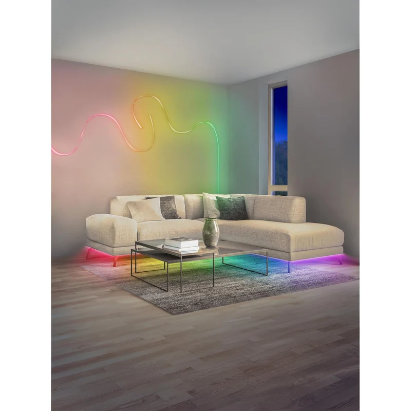 OSRAM Wifi SMART+ NEON FLEX MAGIC RGB + TUNABLE WHITE bande LED, 3m, 15W, avec télécommande