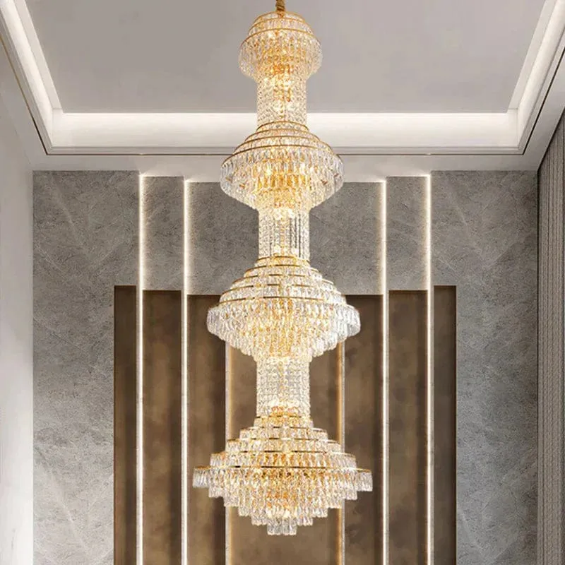 Lustre Cristal Geant Pour Salles de Reception
