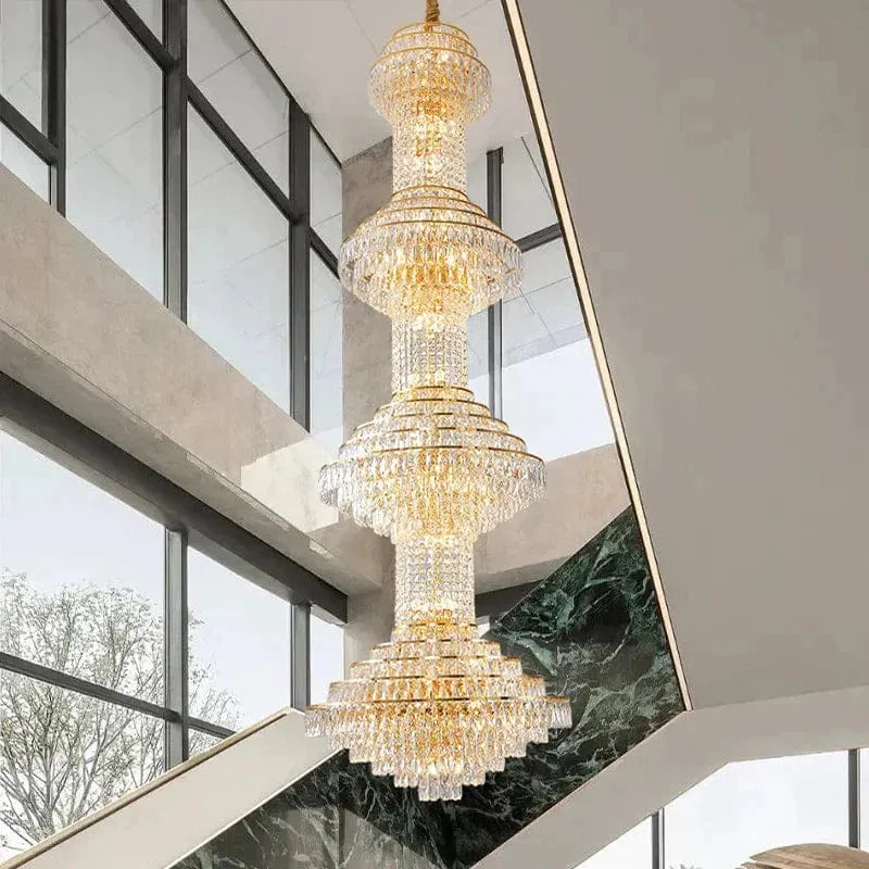 Lustre Cristal Geant Pour Salles de Reception