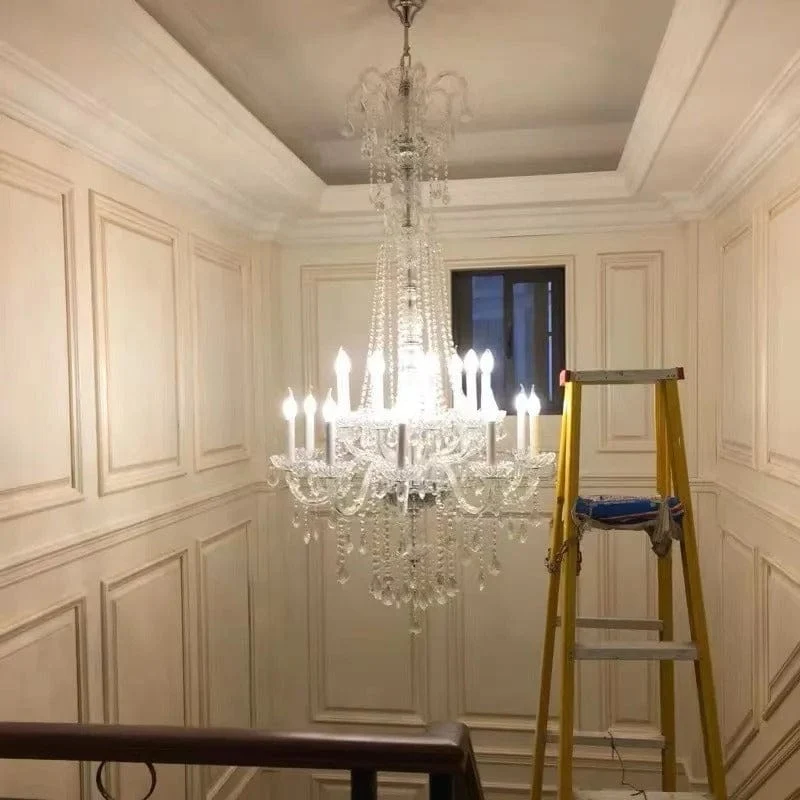 Grand Lustre Chic Cristal Baroque