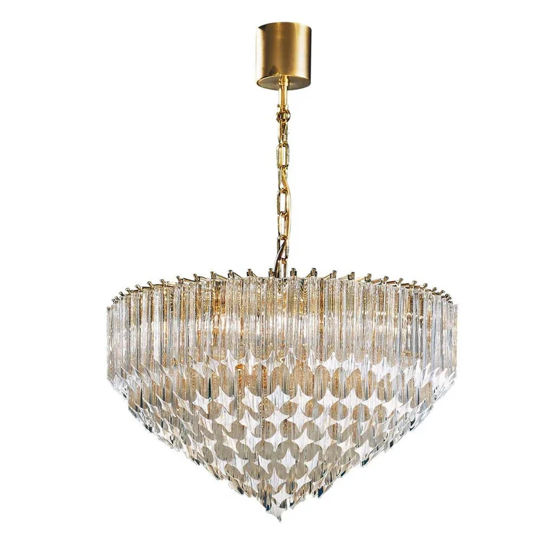 Lustre vintage en verre de Murano