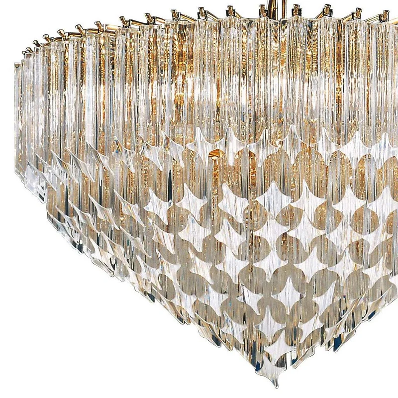 Lustre vintage en verre de Murano