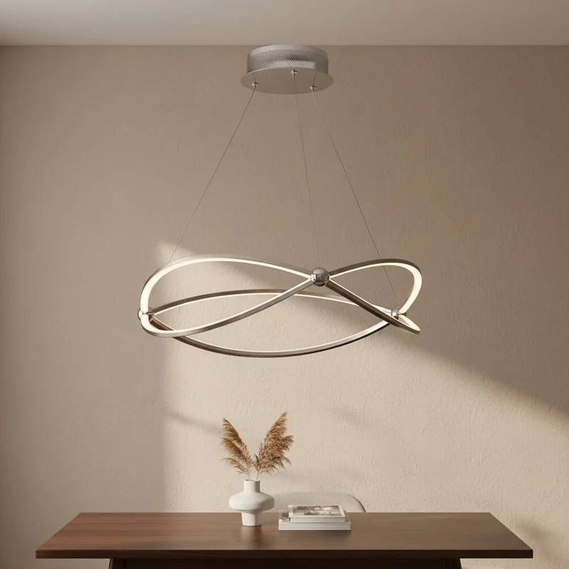 Suspension LED Salon Chrome