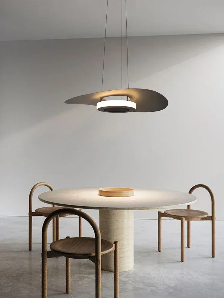 Suspension anneau scandinave blanc Cuisine