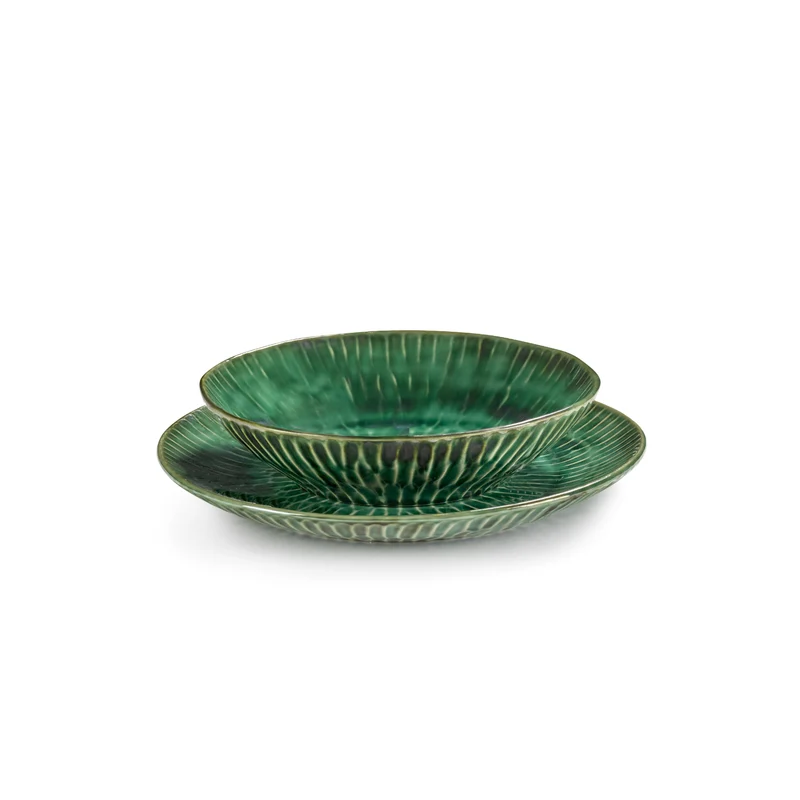 Serax Verde Lanza Serving Plate - Set of 2