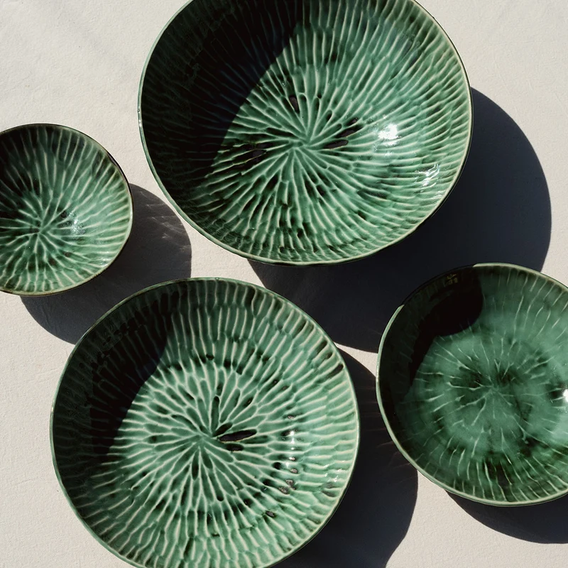 Serax Verde Lanza Serving Plate - Set of 2