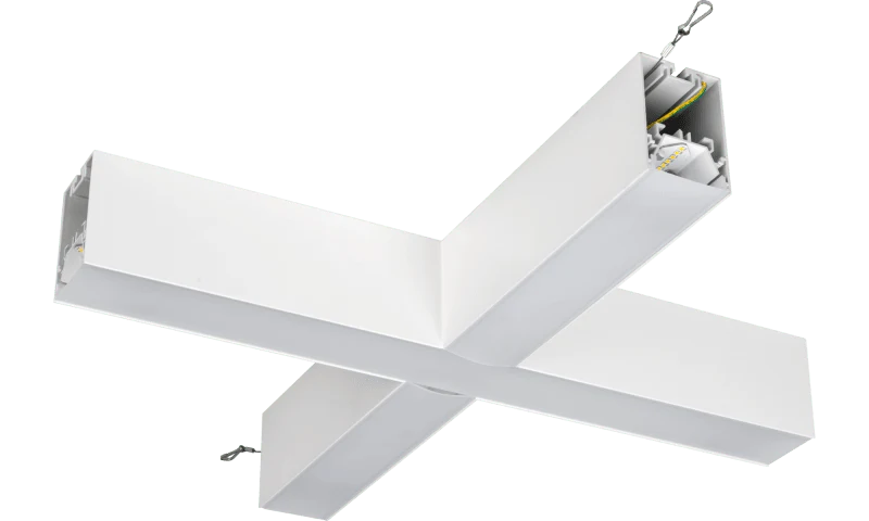 Suspension Luceco Contour en X, Standard, 2400 Lumens, 22W