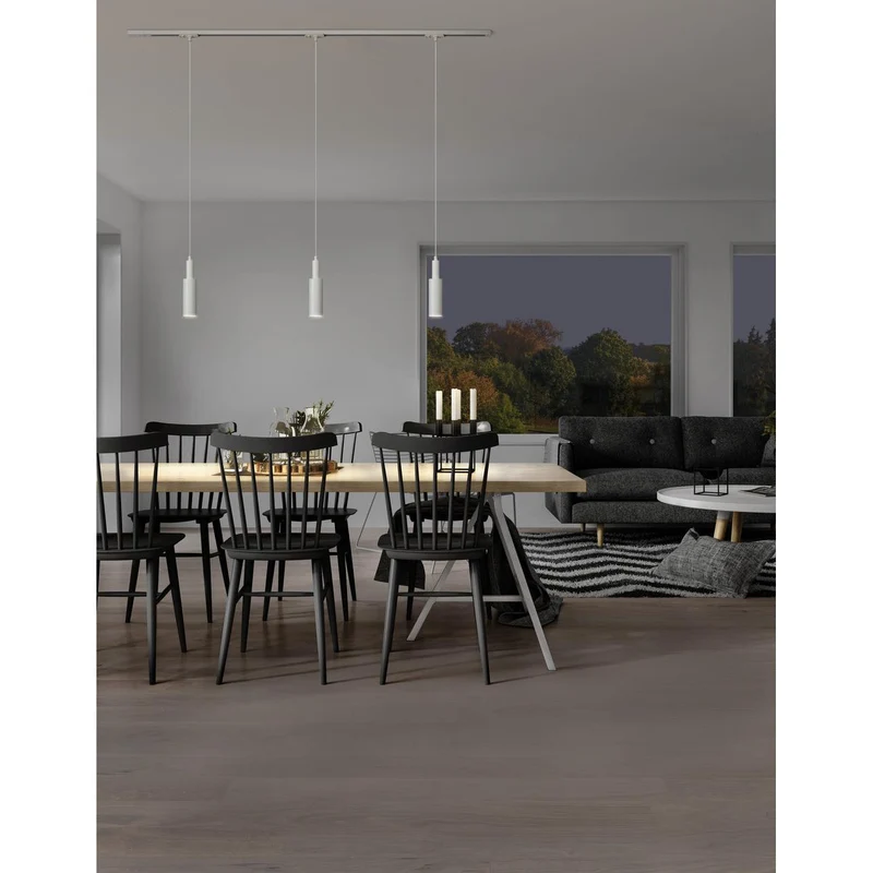 OSRAM SPOT SUR RAIL SUSPENSION CYLINDRE Suspension blanche GU10