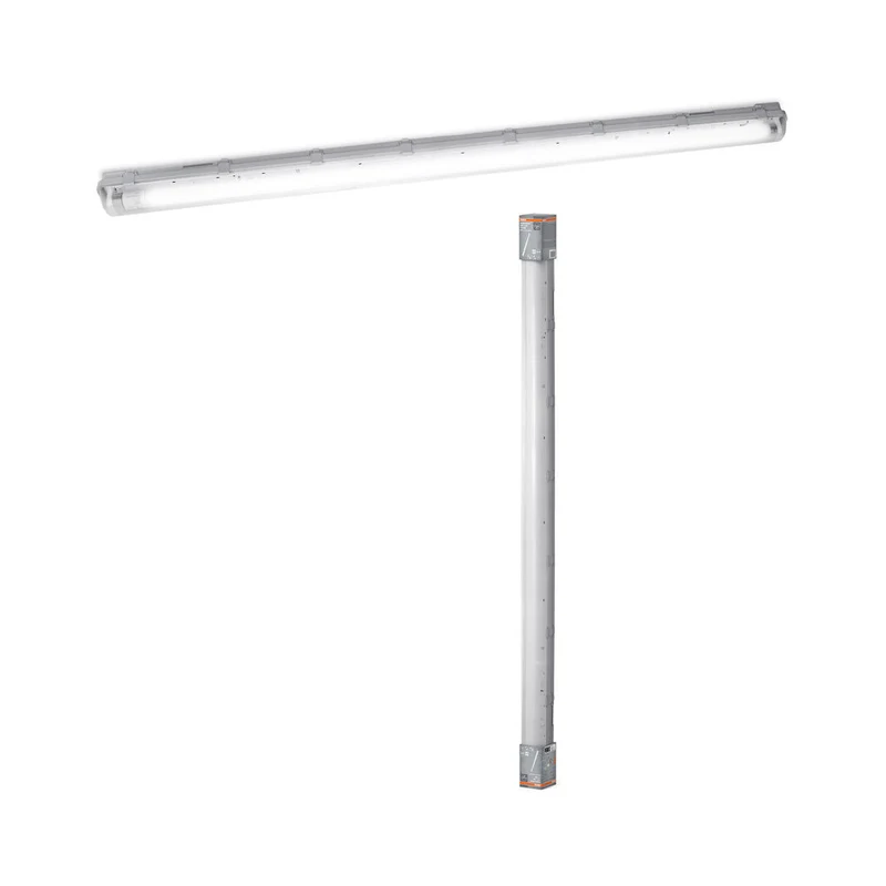 OSRAM LED luminaire pour pièces humides, blanc froid, 1565 mm x 72,0 mm x 86,0 mm, SubMARINE avec 1x tube LED interchangeable de 1,5 m de longueur