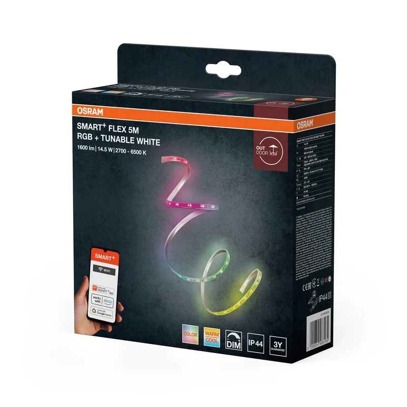 OSRAM SMART+ WIFI EXTÉRIEUR 5M Bande LED, blanc, 14W, 850lm