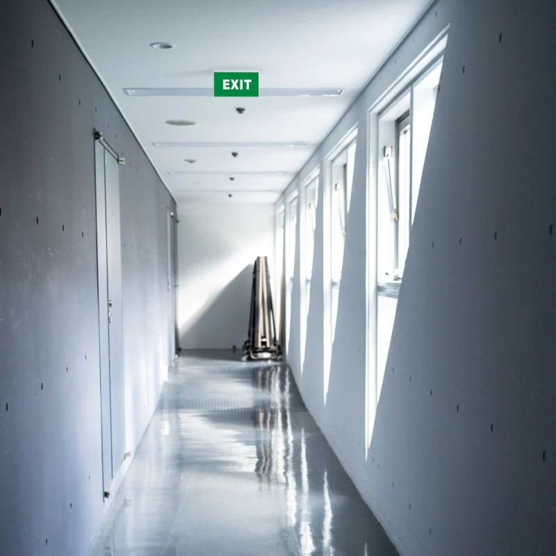 Bloc autonome d'éclairage de sécurité avec pictogramme "EXIT" - Encastrable