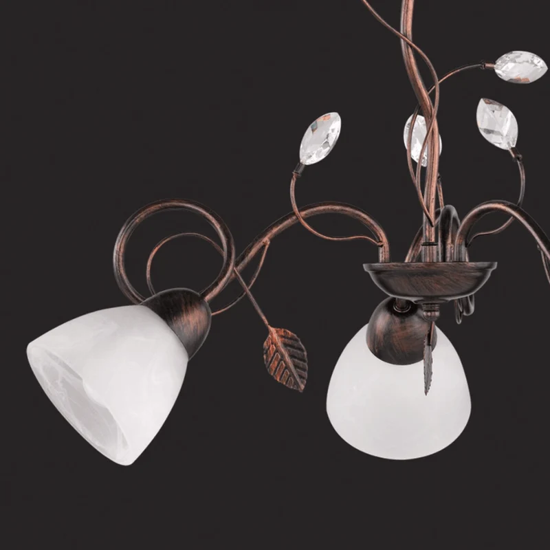 Set Luminaires Vintage Fleurs