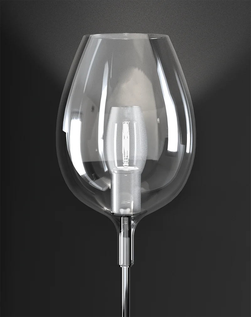 Lampadaire en Verre pour Chambre