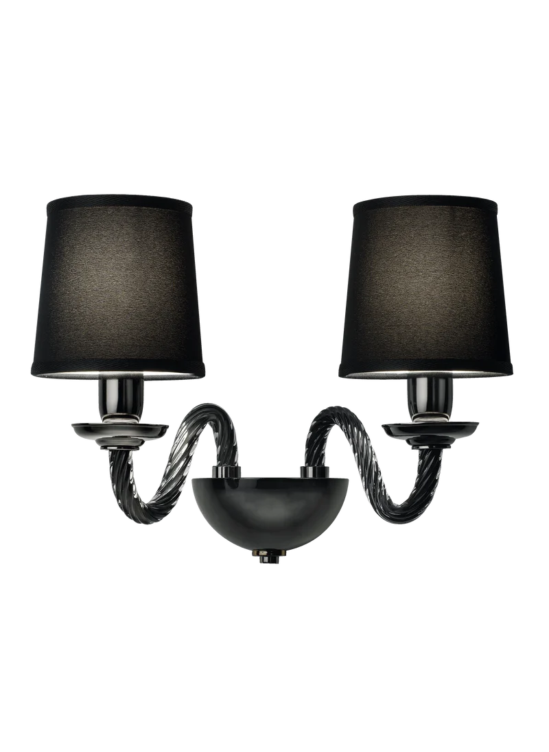 Lampe murale noire design