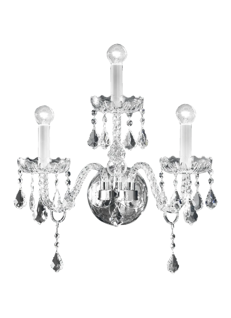 Lampe murale chandeliers en cristal