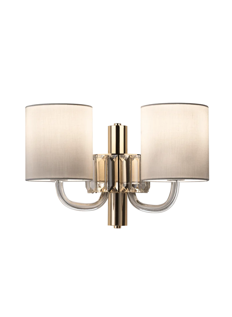 Lampe murale italienne doree